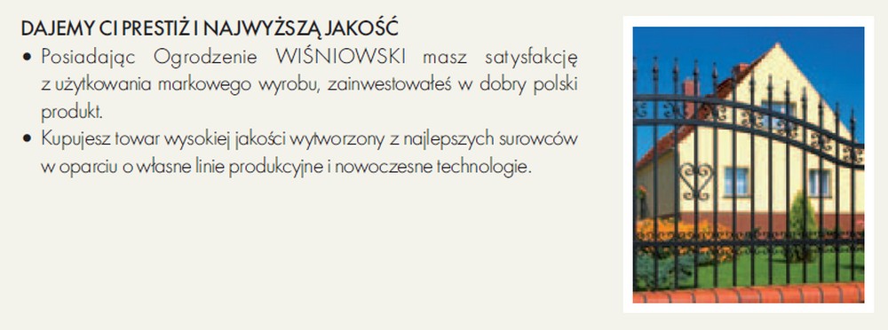 Technologia i zalety ogrodzeń Wiśniowski