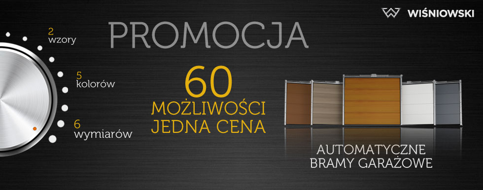promocja bramy segmentowe Wiśniowski 2013